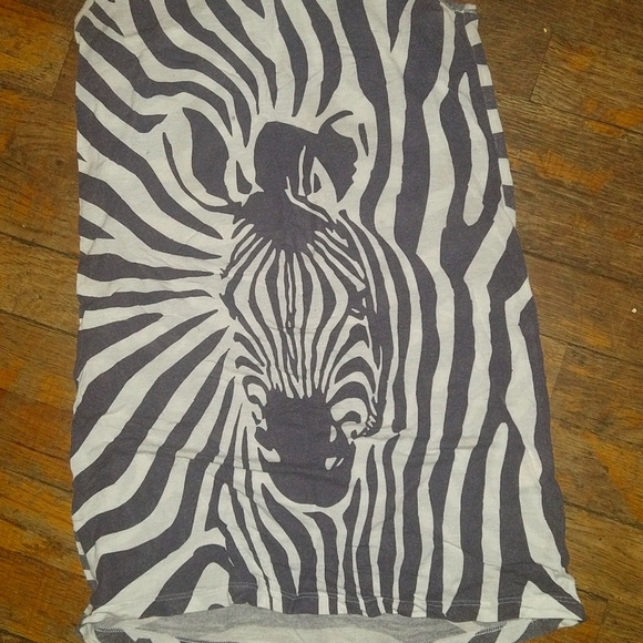 Zebra racerback T-shirt - Picture 2 of 4